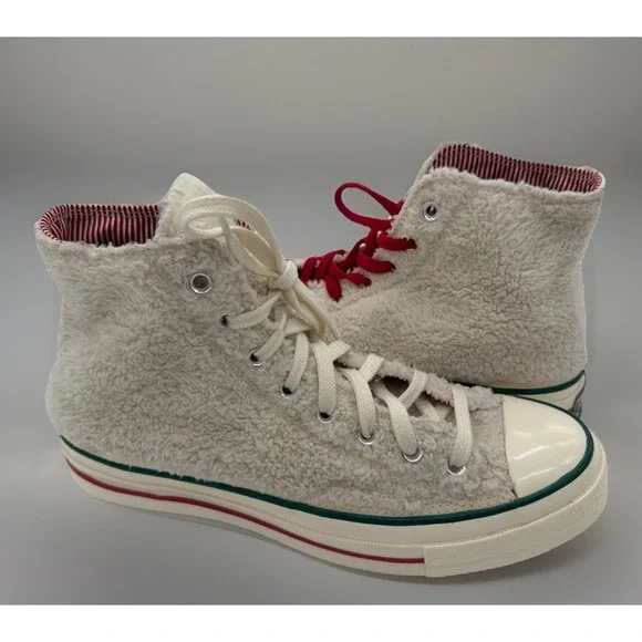 Converse Chuck‎ 70 Hi Egret/Gym Red/Midnight Clover 170048C US Mens 8 Woman 10 - Picture 2 of 8